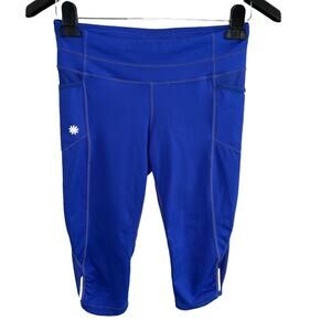 Athleta SMALL Cropped Mesh Tights Leggings  Size S